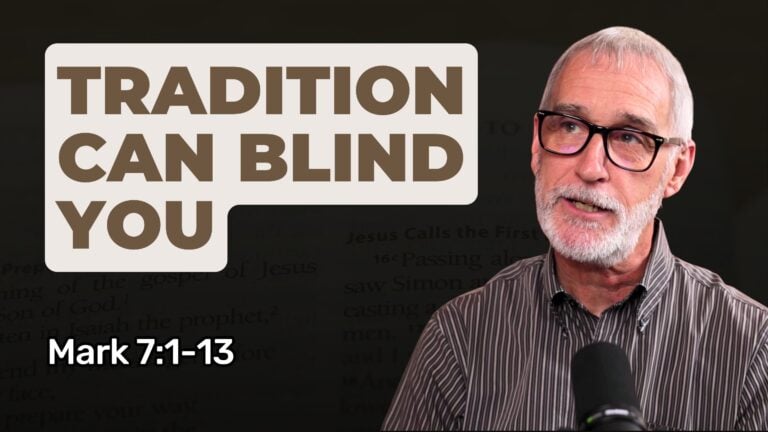 Tradition Can Blind You: Study Mark with Us