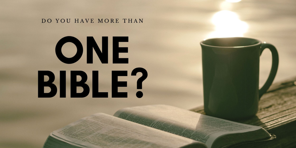christian blog more than one bible