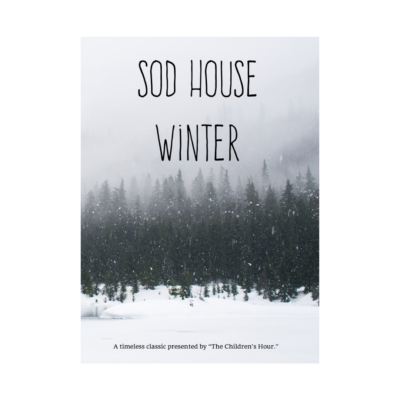 sod house winter read by j otis yoder for sale on heralds of hope